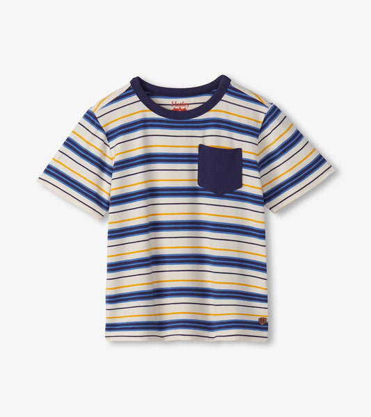 Blue Stripes Bamboo Tee