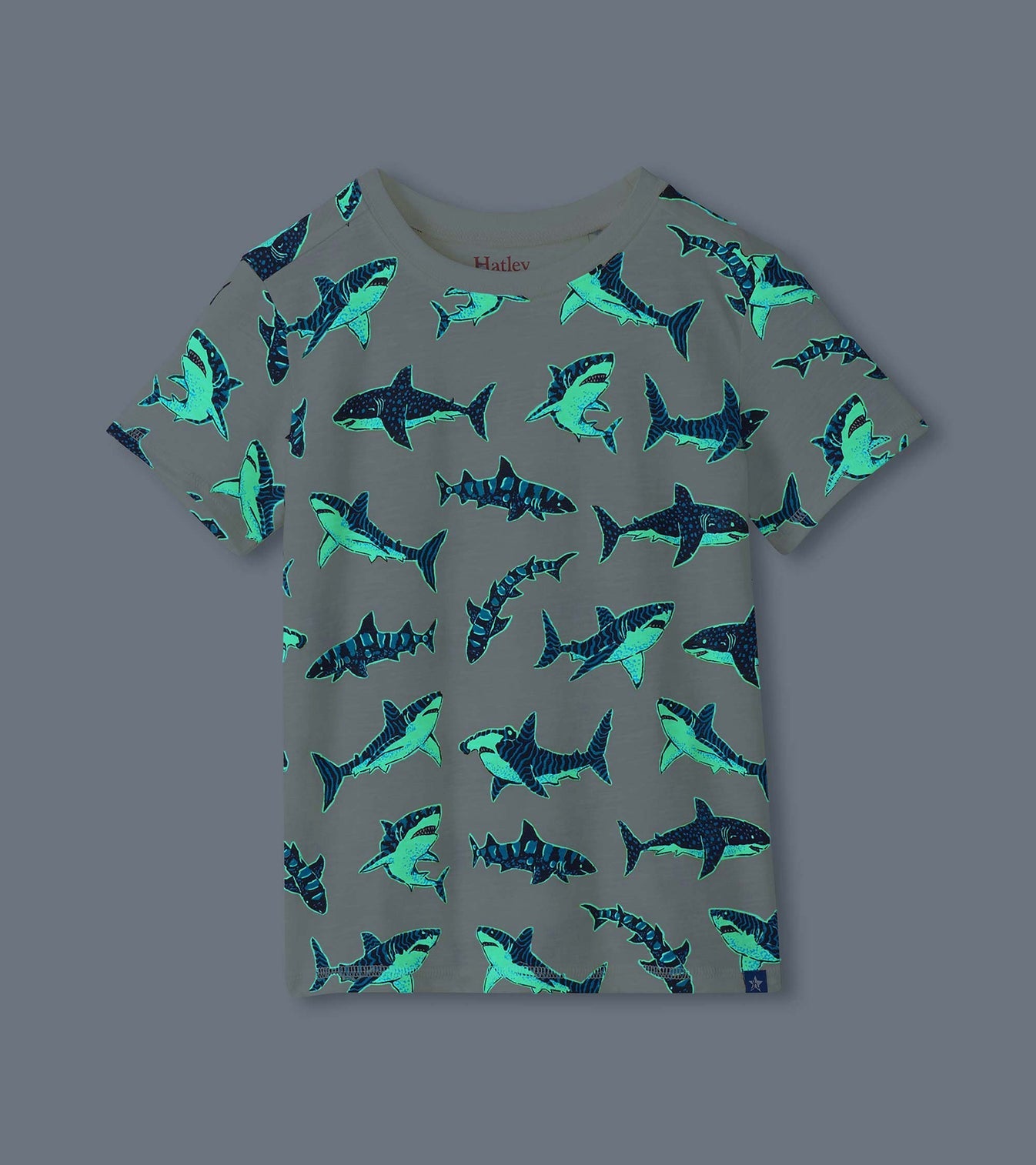 Glow in the Dark Sharks Graphic Tee