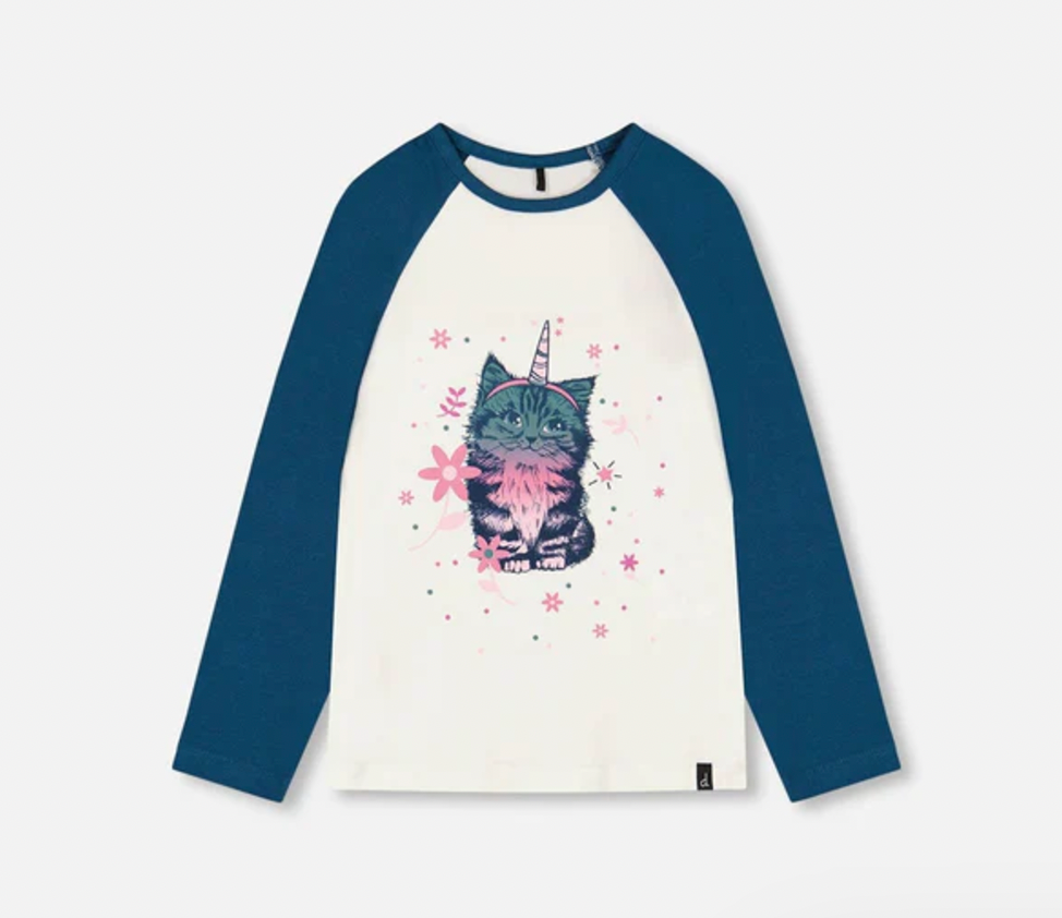 Baseball Shirt Print Cat