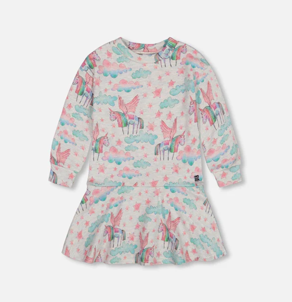 Unicorn French Terry Dress