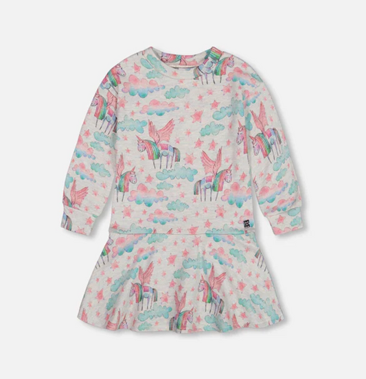 Unicorn French Terry Dress