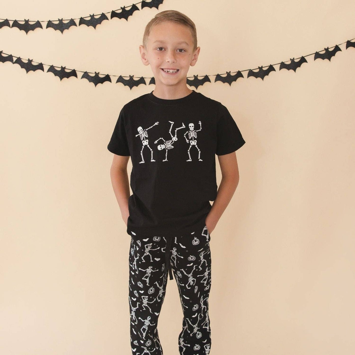 Glow In The Dark Silly Skelly Tee