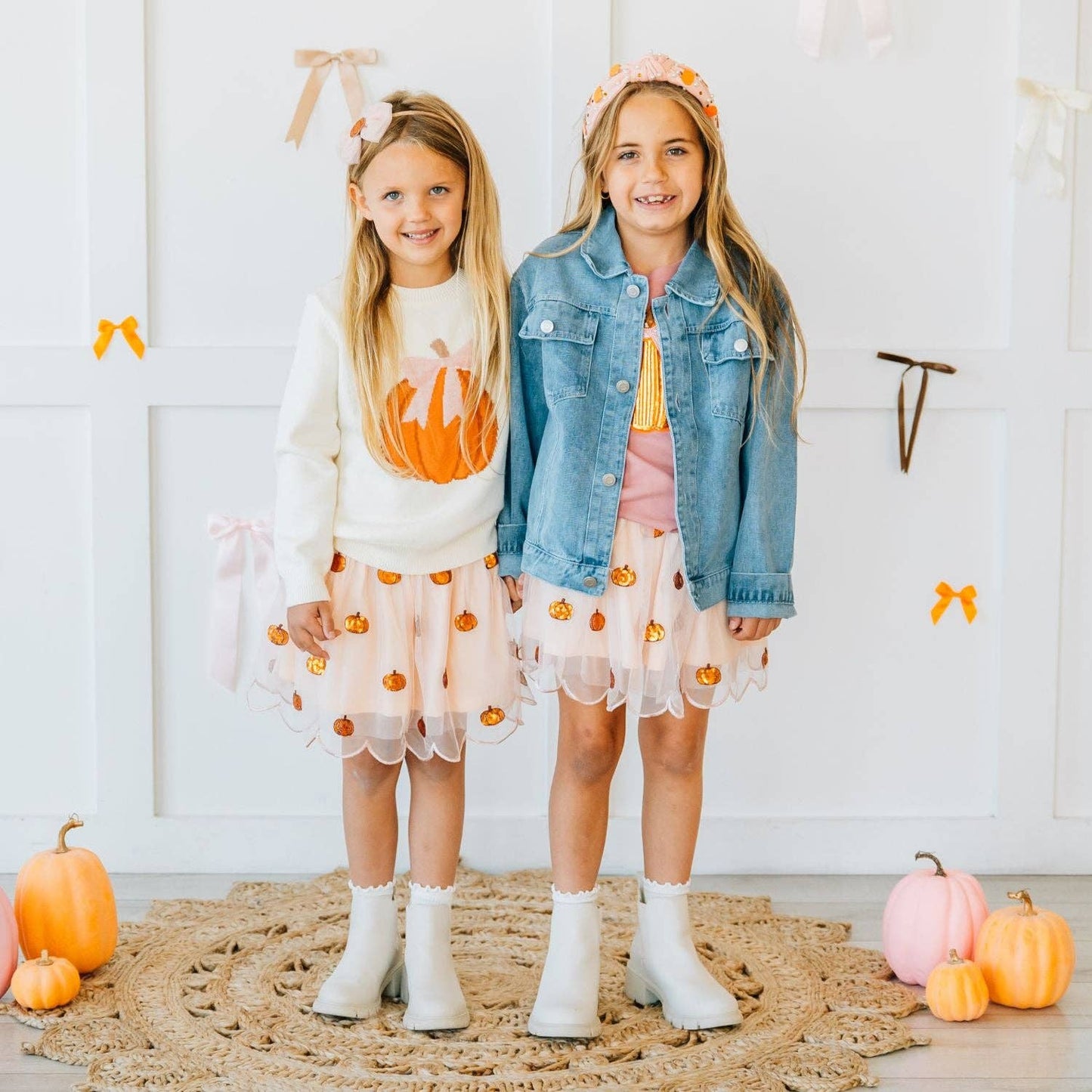 Pumpkin Sequin Scallop Tutu