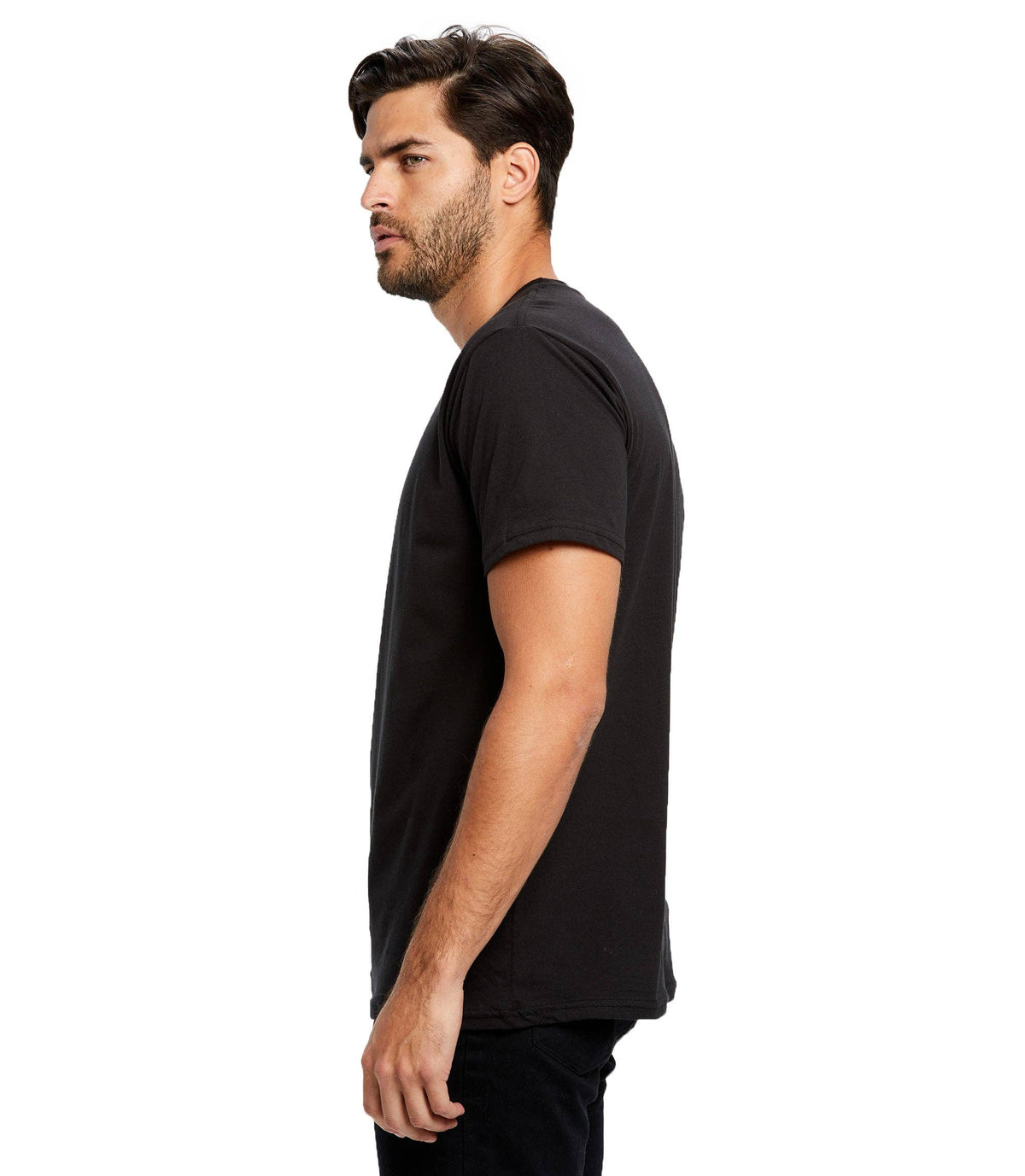 Unisex Classic Short Sleeve Crew Neck, 30 singles: Black / XL