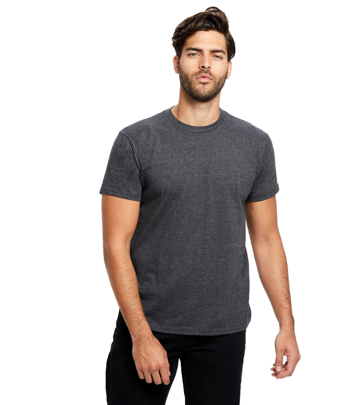 Unisex Classic Short Sleeve Crew Neck, 30 singles: Black / XL