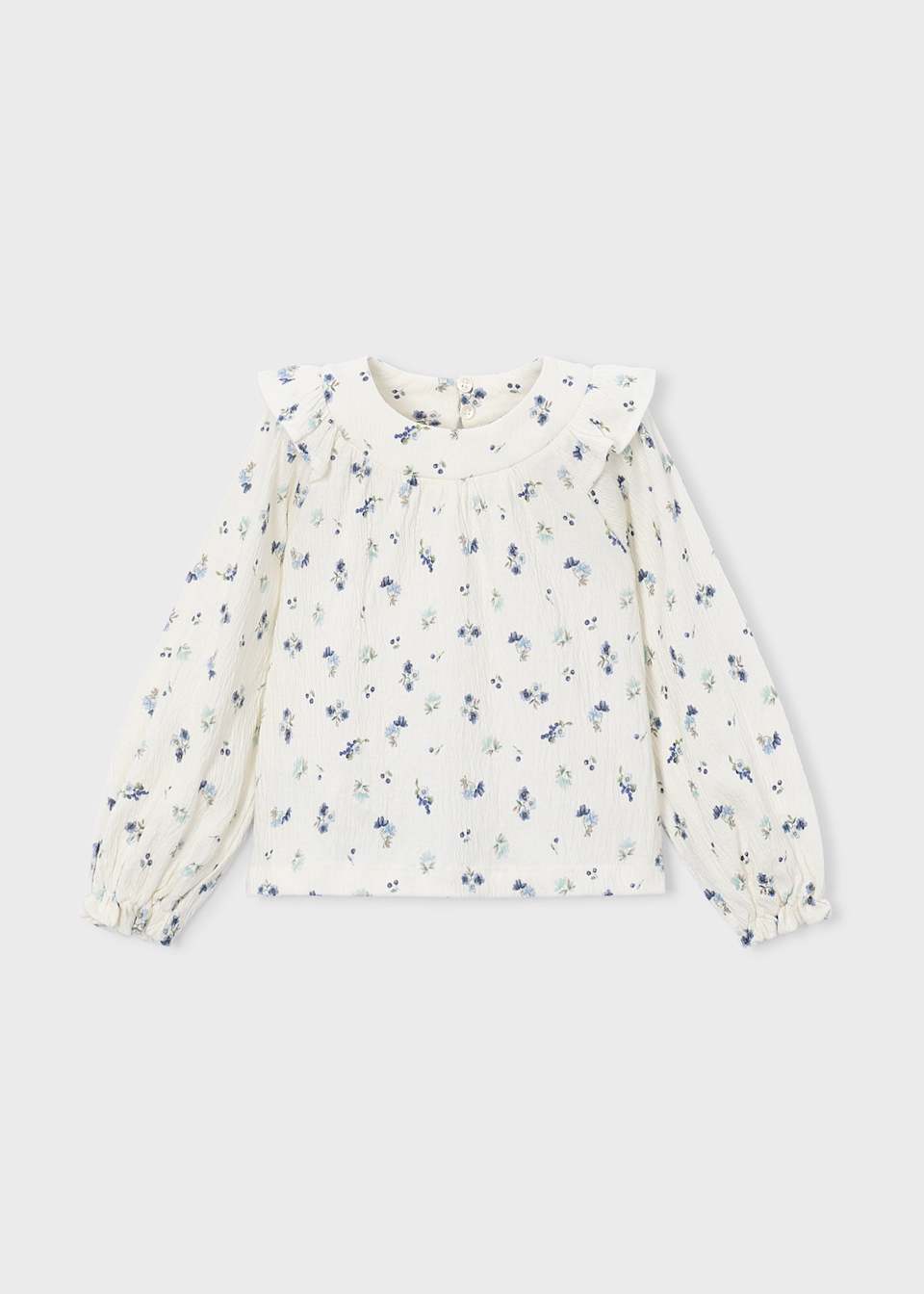 Crinkle Cotton Blouse