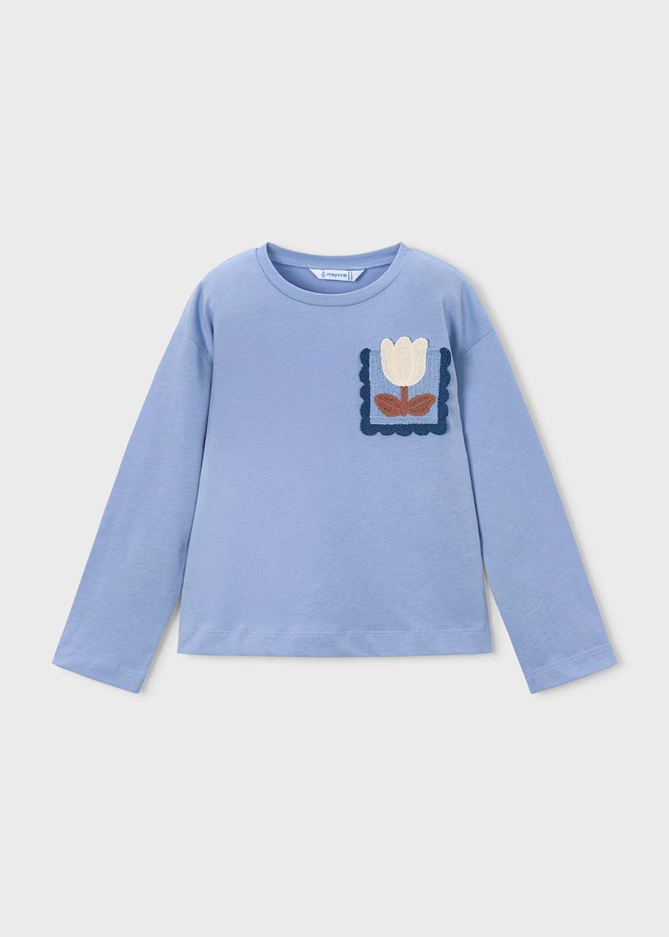 LS Tee w/Embroidered Pocket
