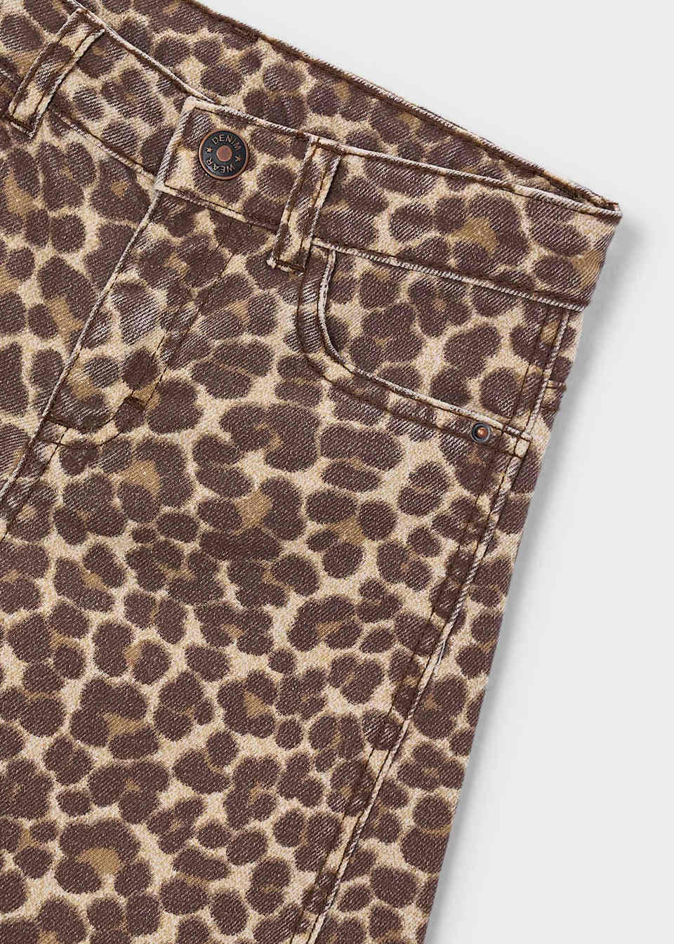 Leopard Print Denim