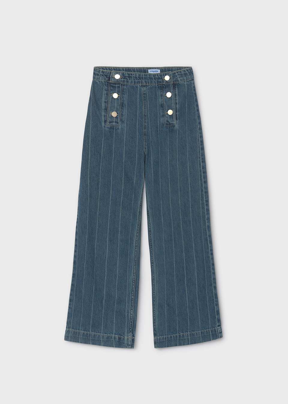 Wide Leg Sailor Stripe Jeans