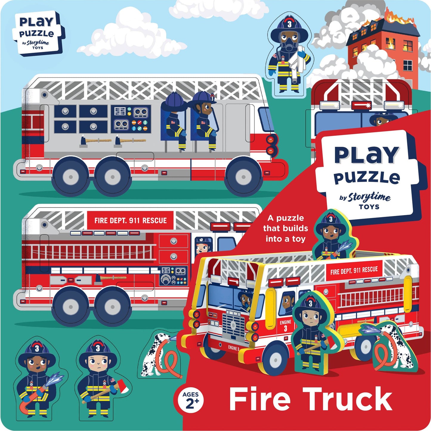 Fire Truck Play Puzzle
