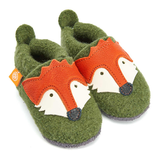 Wolli Franz the Fox Felt Slippers