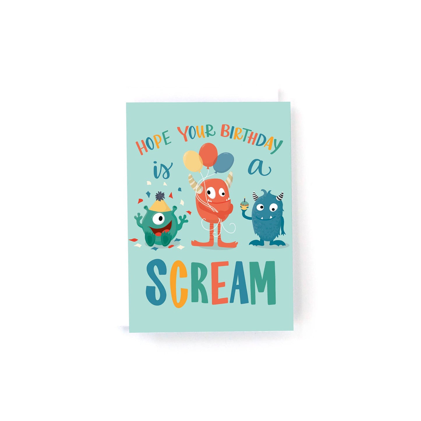 Hope your Birthday is a Scream! Mini Greeting Card