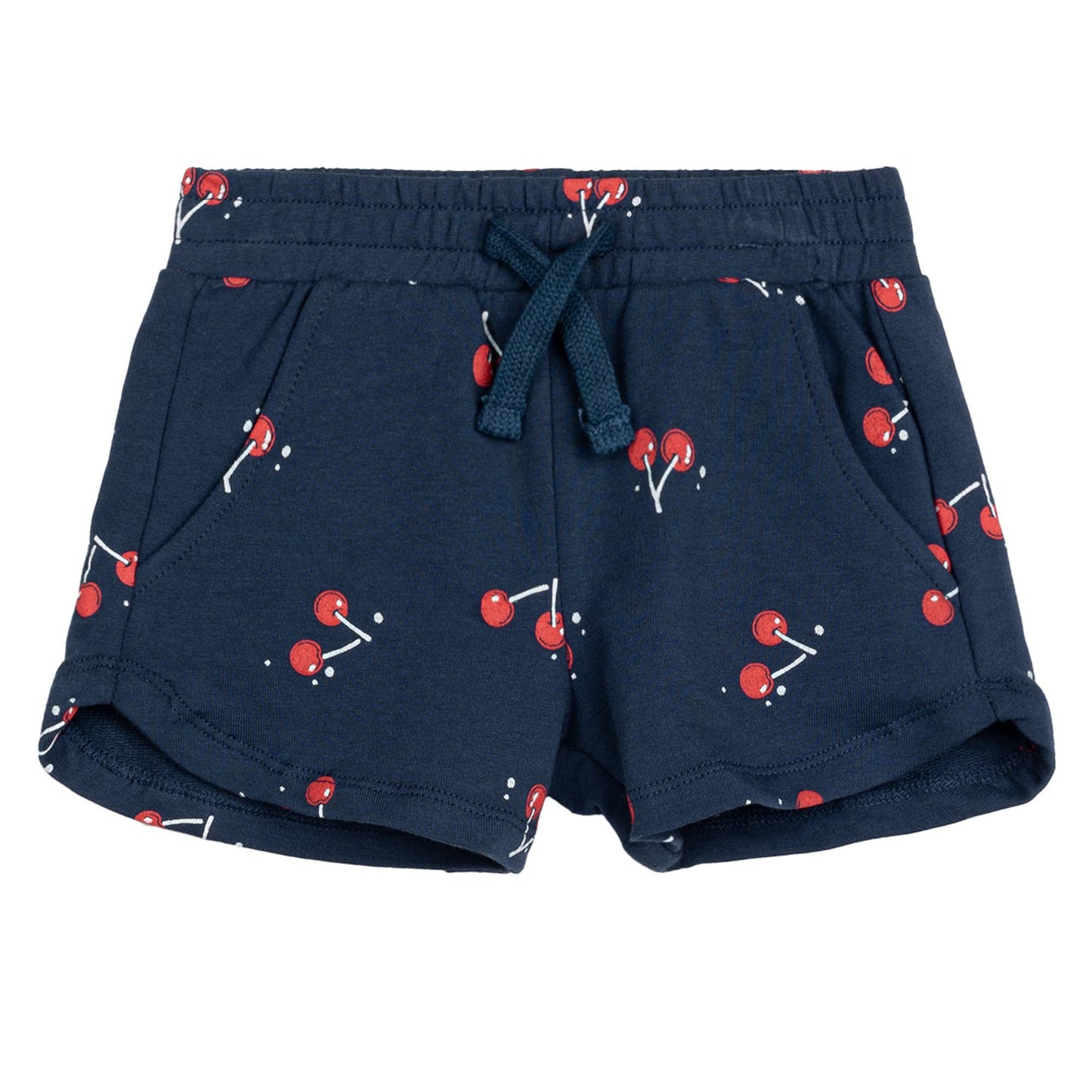 Cherry Print Terry Shorts