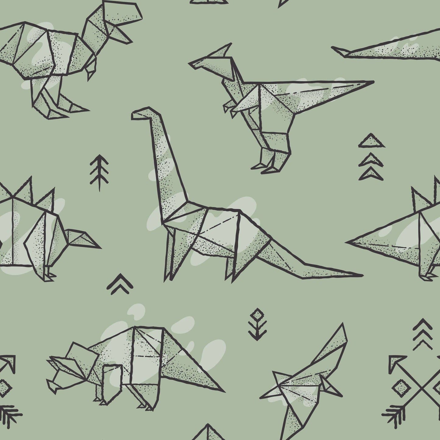 Origami Dino Pajama Set