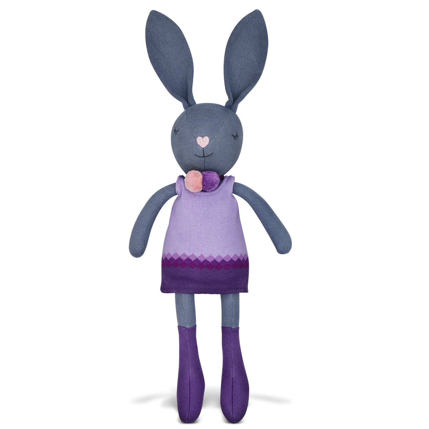 Lila Knit Bunny Pal